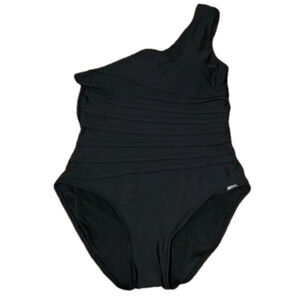 Calvin Klein one shoulder bathing suit, size 16